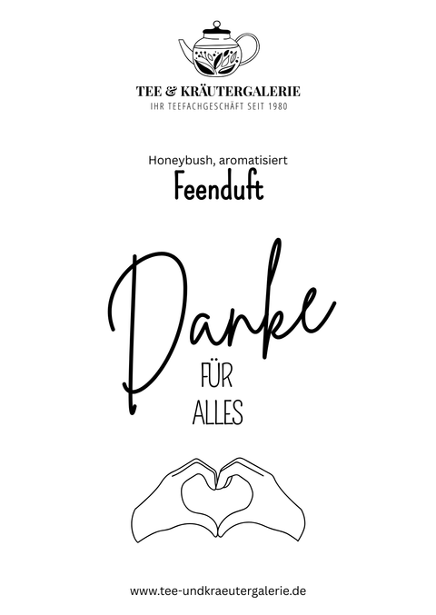Feenduft® - Tee mit Sprüchen | Honeybush
