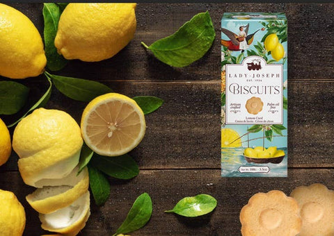 Lemon Curd Biscuits | Zitronencreme-Kekse (süß) | Geschenkverpackung