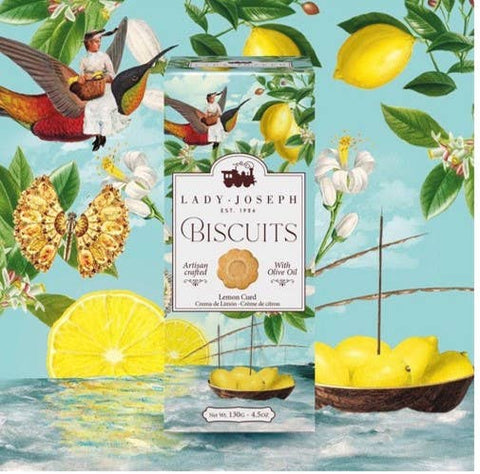 Lemon Curd Biscuits | Zitronencreme-Kekse (süß) | Geschenkverpackung
