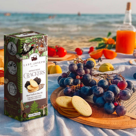 Knusprige Cracker mit Trüffel und Olivenöl | Geschenkverpackung