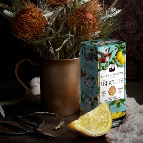 Lemon Curd Biscuits | Zitronencreme-Kekse (süß) | Geschenkverpackung