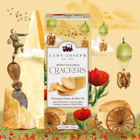 Parmesan- und Olivenöl-Cracker | Käsesnack