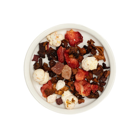 früchtetee-mild-erdbeer-popcorn-tee und kraeutergalerie