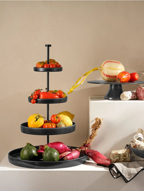 Etagere, 4-stufig, black iron | 92153174 | Steingut