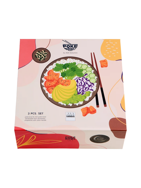 Poké Bowl Set, mangosteen | 24950266 | Steinzeug